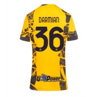 Camisa de Futebol Inter Milan Matteo Darmian #36 Equipamento Alternativo Mulheres 2024-25 Manga Curta